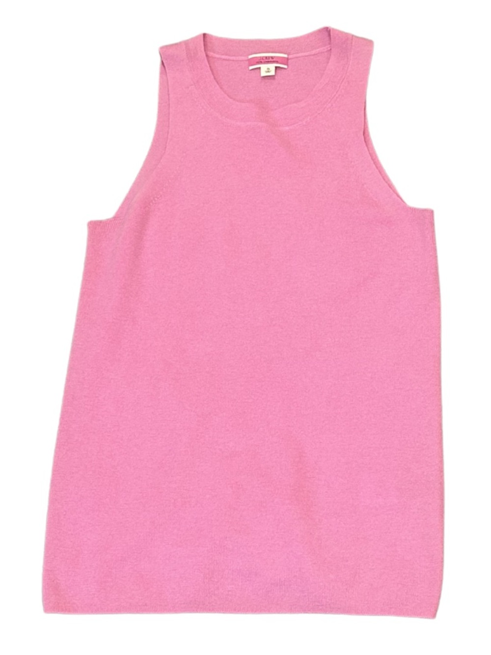 J. Crew 100% Cashmere Sleeveless Sweater Shell | Pink | NWOT | Size S